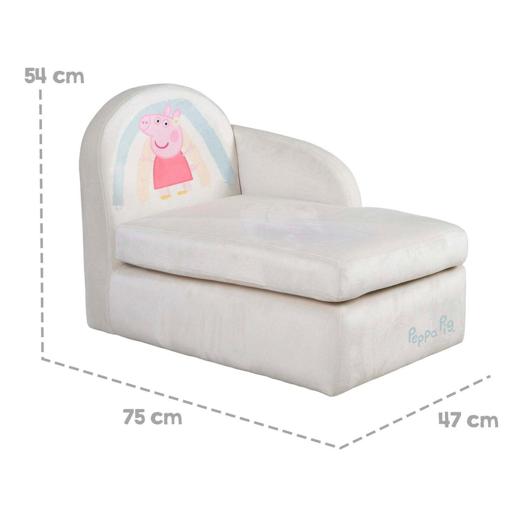 Loungesofa for barn Peppa Pig - roba detalj av stoff