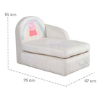 Loungesofa for barn Peppa Pig - roba detalj av stoff