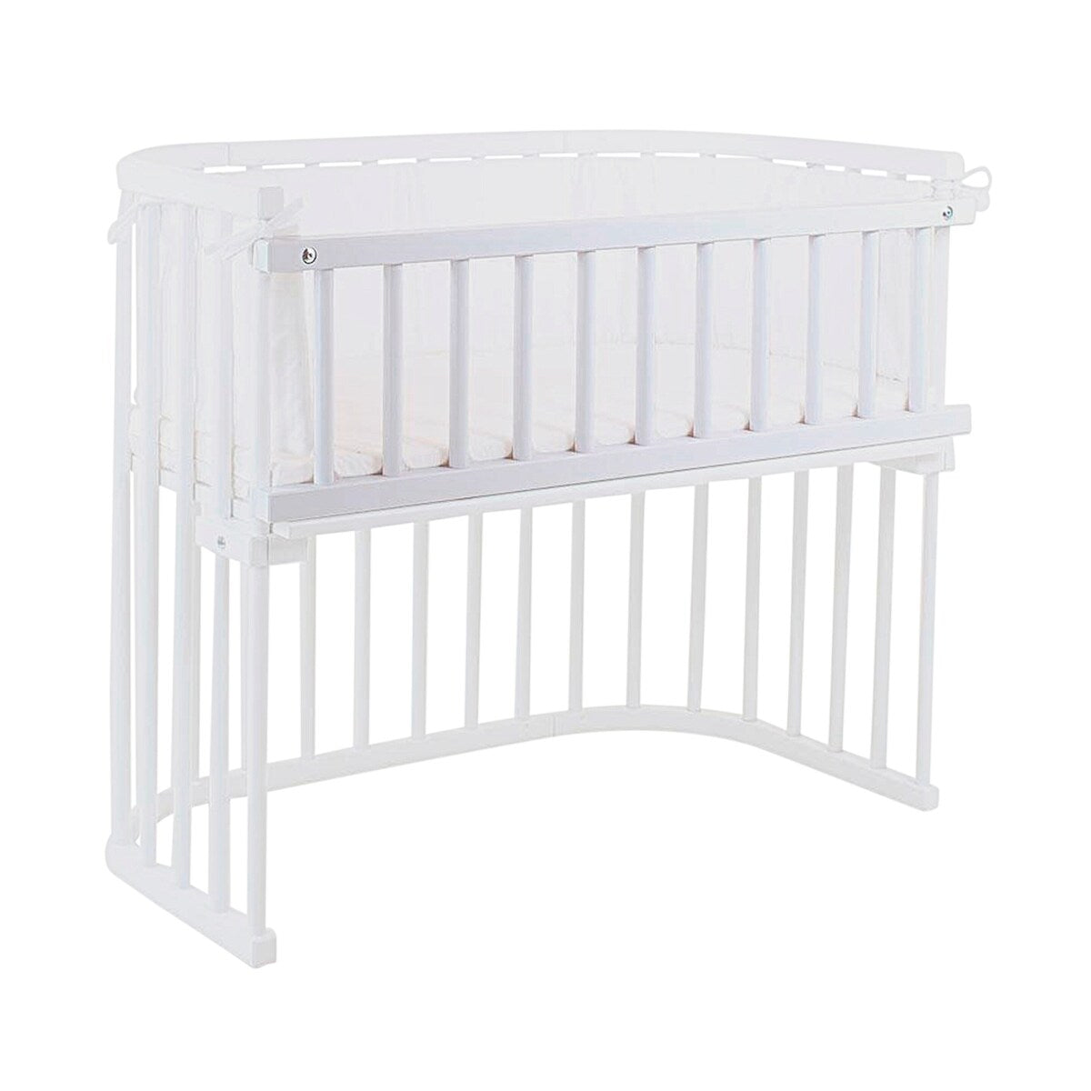 Lukkegitter for bedside crib Maxi og Boxspring i bøk bakside