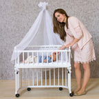 Montert Lukkegitter for bedside crib Maxi og Boxspring i bøk