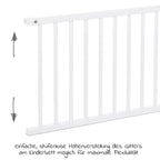 Detalj av lukkegitter for Boxspring XXL barneseng hvitlakkert