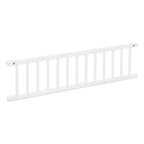Sidevisning av lukkegitter for Boxspring XXL barneseng hvitlakkert