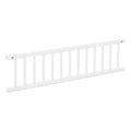 Lukkegitter for Boxspring XXL vugge forfra hvitlakkert bøk