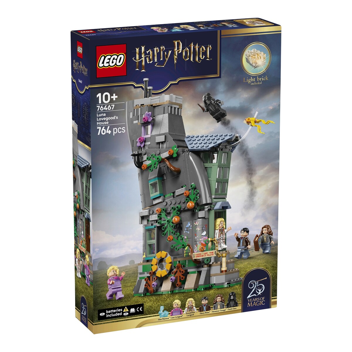 Luna Lovegoods hus 76467 byggesett forfra