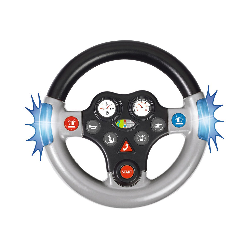 Baksiden av Lydratt Rescue-Sound-Wheel til BIG Bobby Car