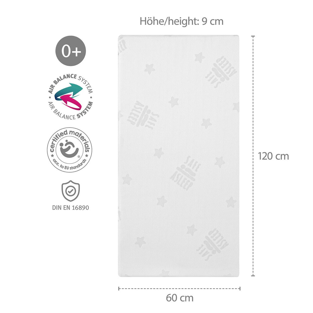 Madrass Air Balance EASY til babyseng 60x120 cm safe asleep® pakket