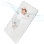 Detalj av Jacquard-omslag på Madrass Air Balance PLUS til babyseng 60x120 cm safe asleep®