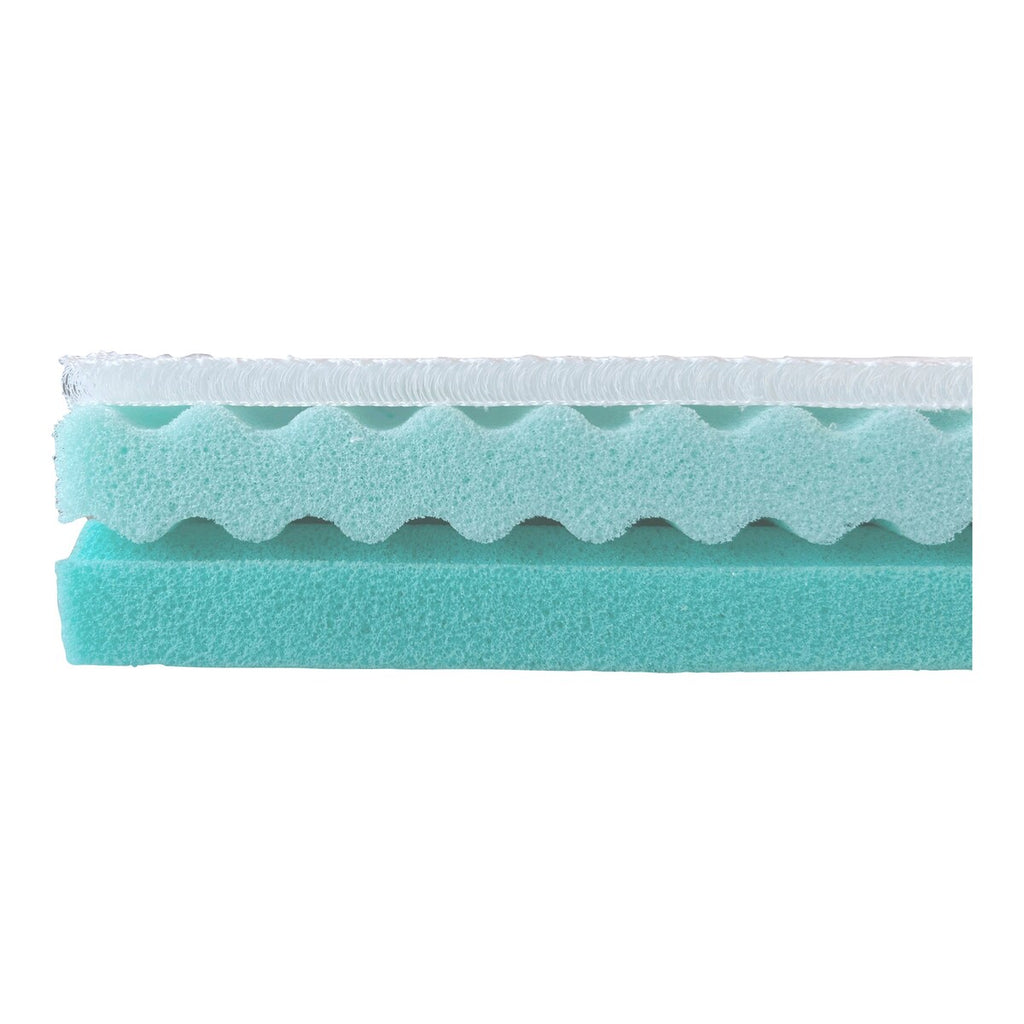 Detalj av luftkanaler i Madrass Air for bedside-seng 42x80 cm med avrundede hjørner