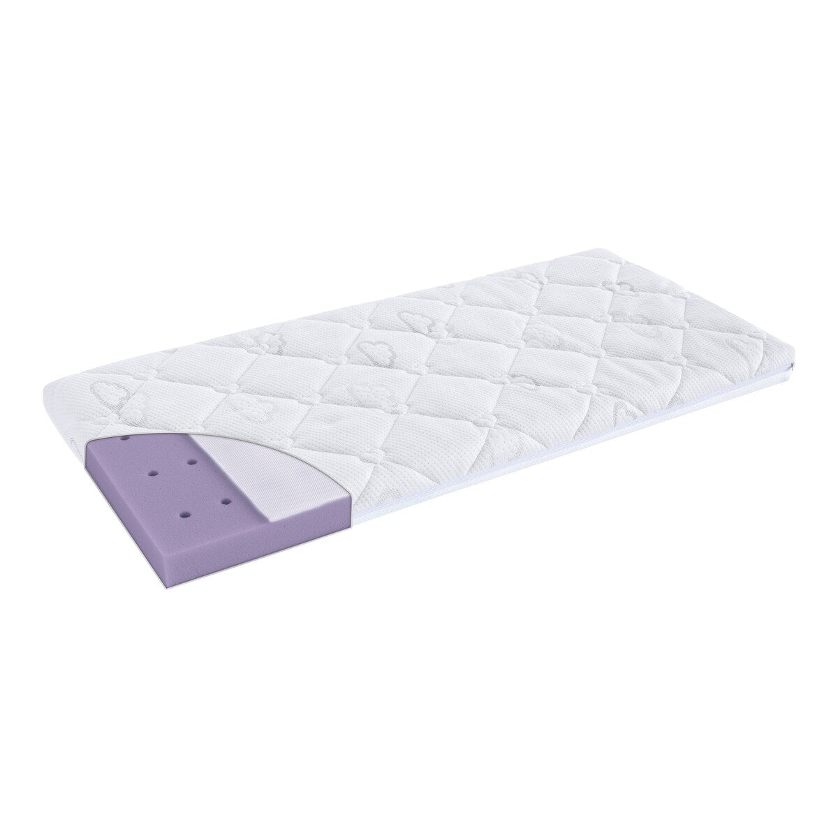 Madrass Brise Light for bedside-seng 43x80 cm kaldskum forfra