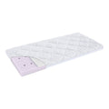 Madrass Brise Light for vugge 90x40x6 cm allergivennlig sett forfra