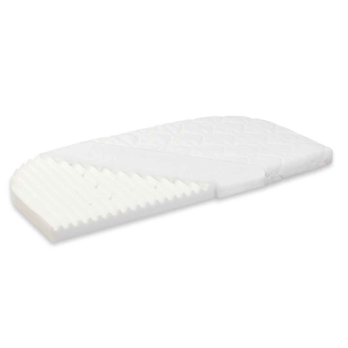 Madrass Classic Fresh til sideseng Maxi og Boxspring, hvit med logo