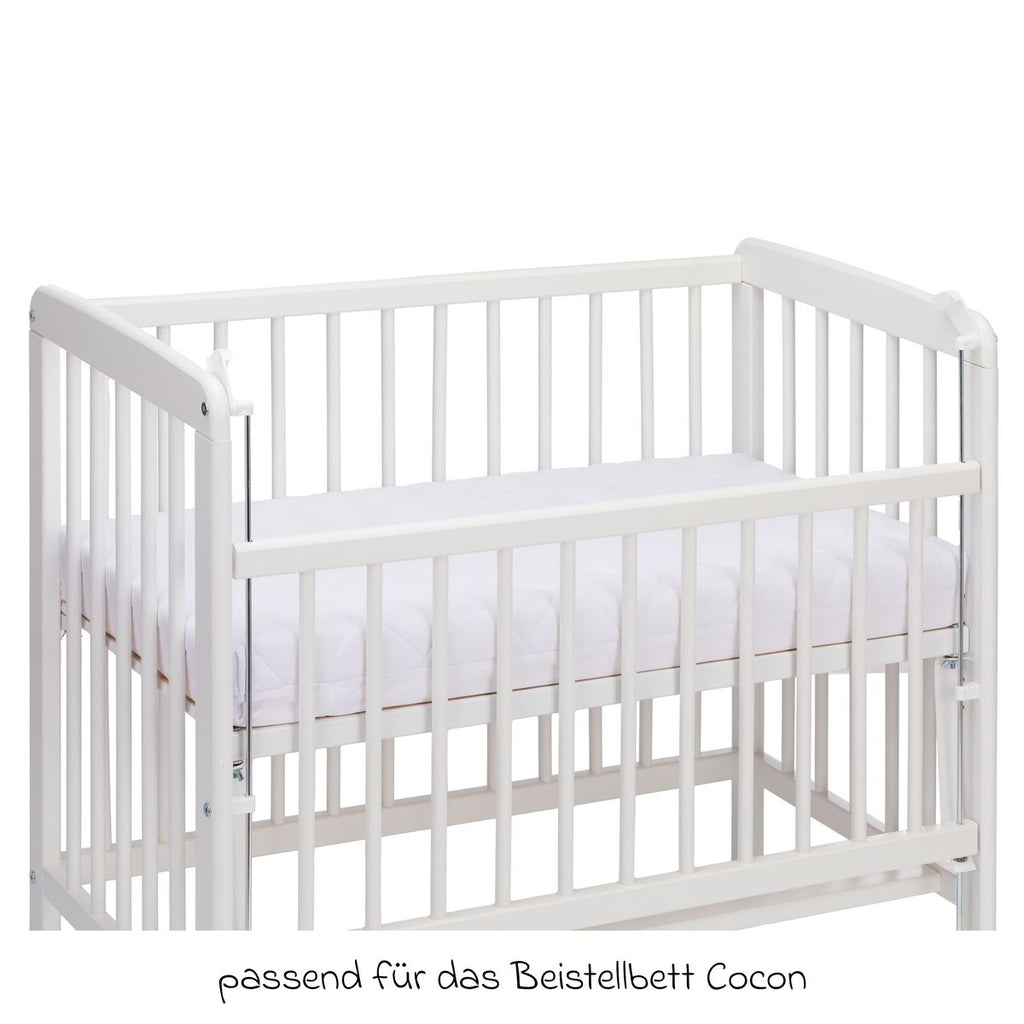Madrass til bedside crib Cocon 90 x 40 cm, bomull bakside