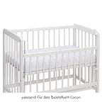 Madrass til bedside crib Cocon 90 x 40 cm, bomull bakside