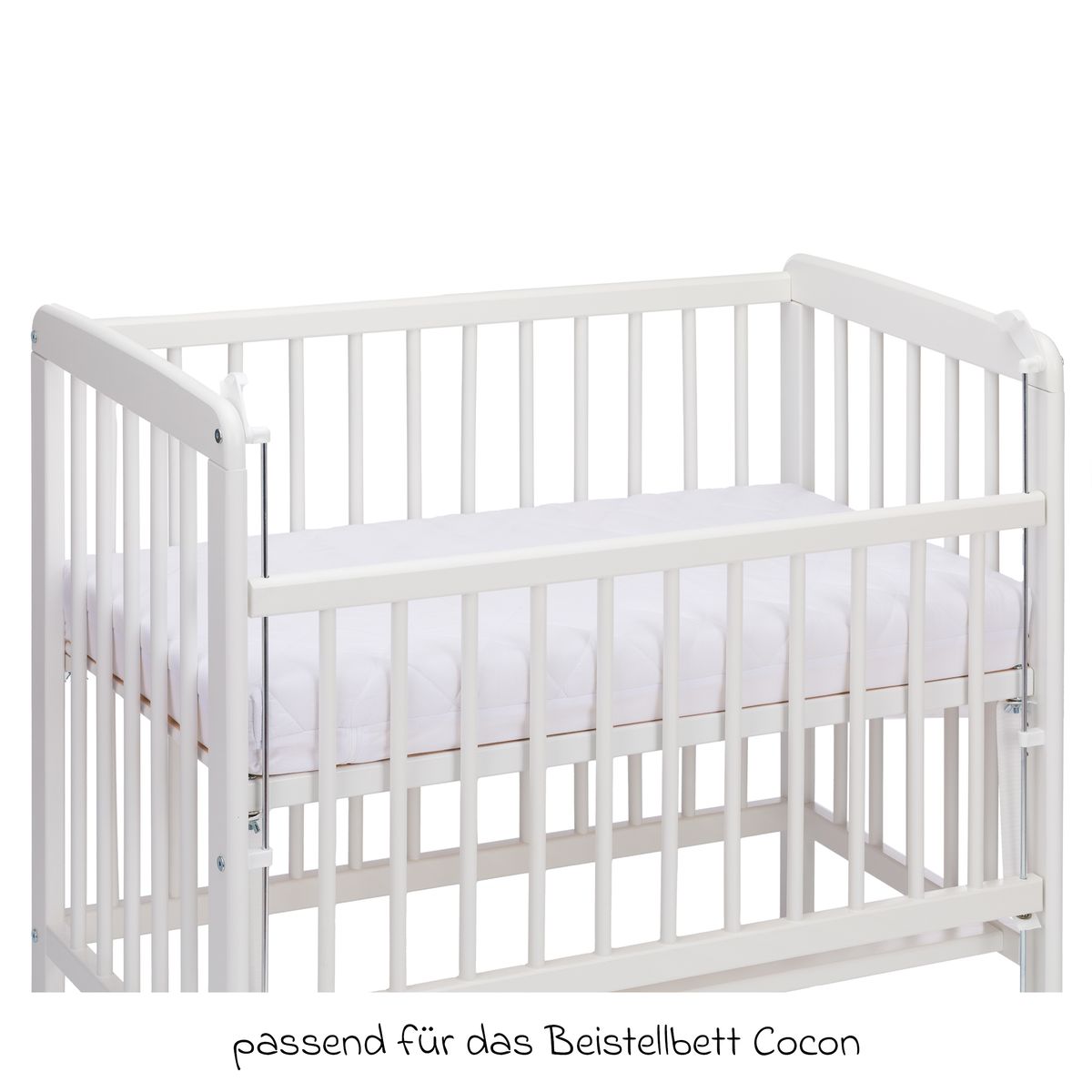 Madrass til bedside crib Cocon 90 x 40 cm, bomull bakside