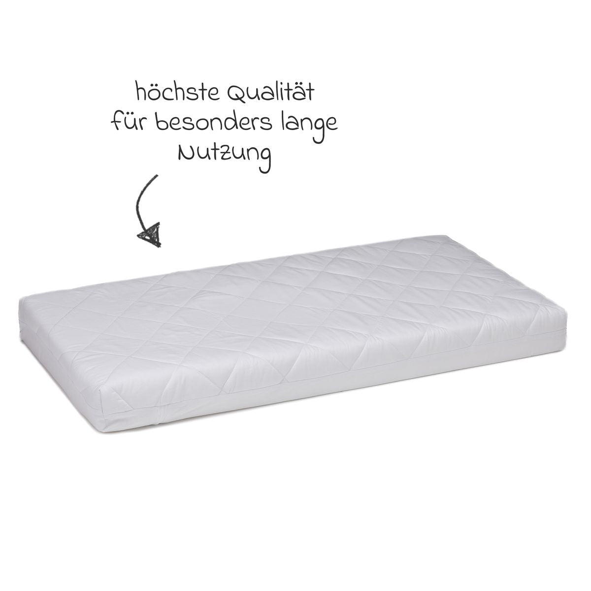 Detalj av trekk på Madrass til bedside crib Cocon 90 x 40 cm, bomull
