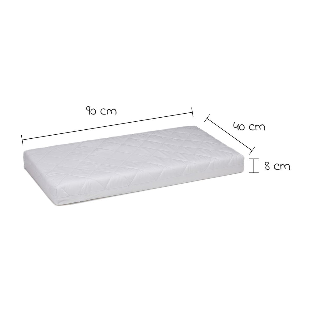Madrass til bedside crib Cocon 90 x 40 cm, bomull i bruk