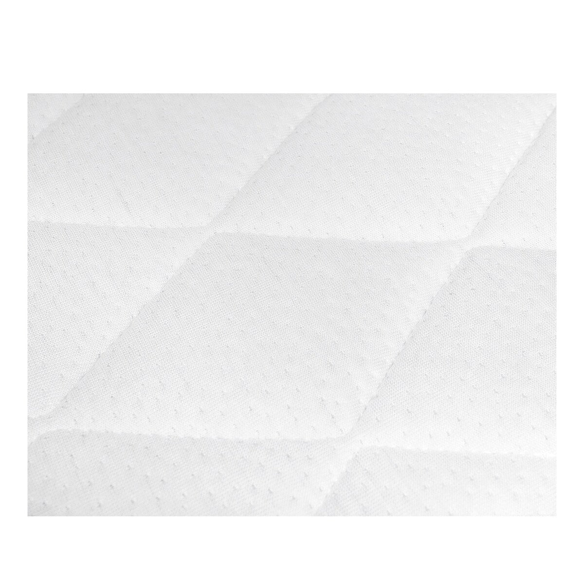 Nærbilde av Fresh & Dry-trekk på Madrass Dr. Lübbe Air Comfort kaldskum 70x140 cm