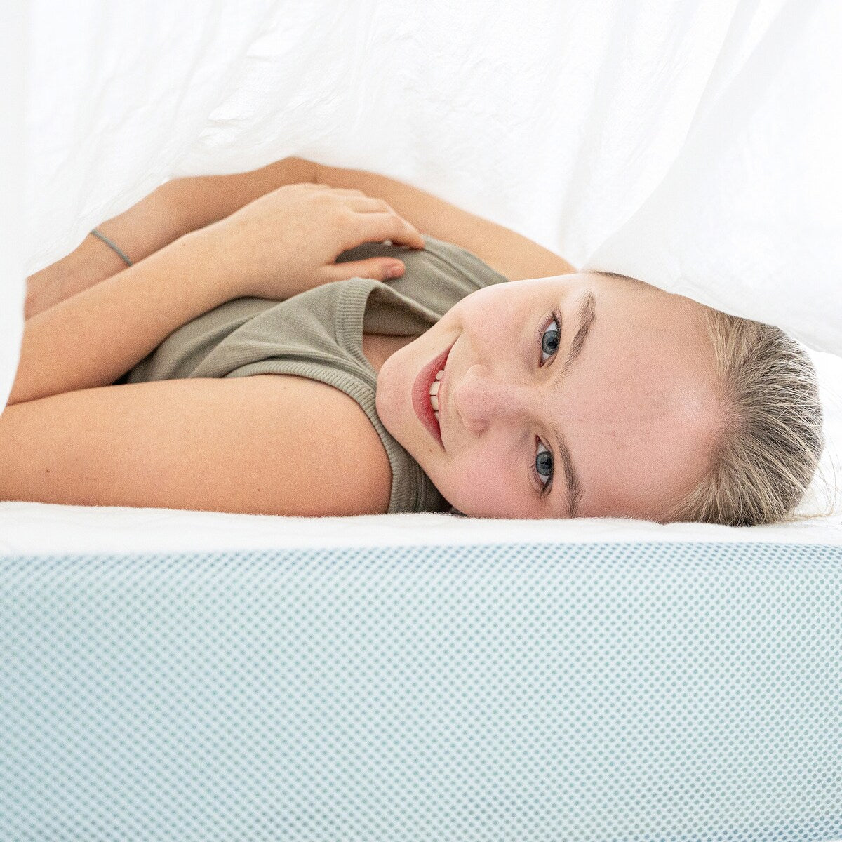 Vaskbart trekk på Madrass Dr. Lübbe Junior 90x200 cm memory foam TENCEL®