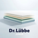 Madrass Dr.Lübbe Junior 140x200 cm memory-skum TENCEL bakside