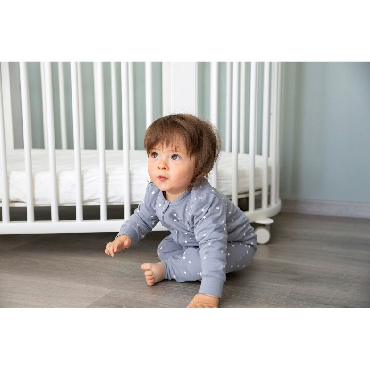 Montert Madrass for Sleepi babyseng 136x70 cm, 3D-nett i seng