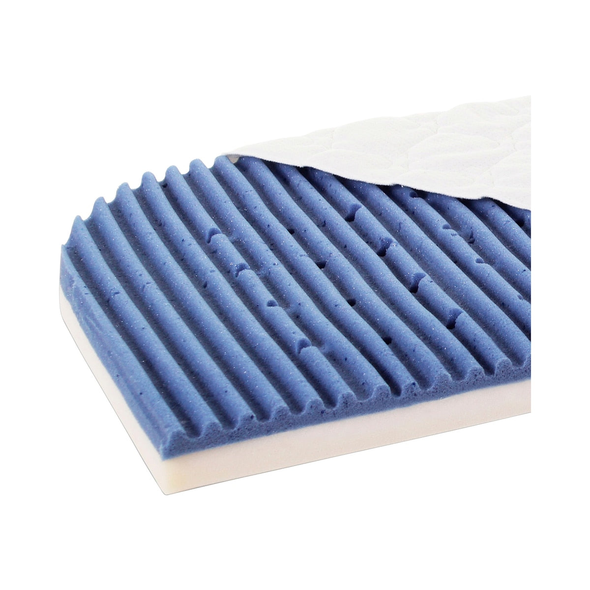 Madrass Intense AngelWave® for bedside-seng Boxspring XXL detalj av stoff og glidelås