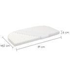 Madrass Klima Wave til sideseng Maxi og Boxspring hvit testet og sertifisert