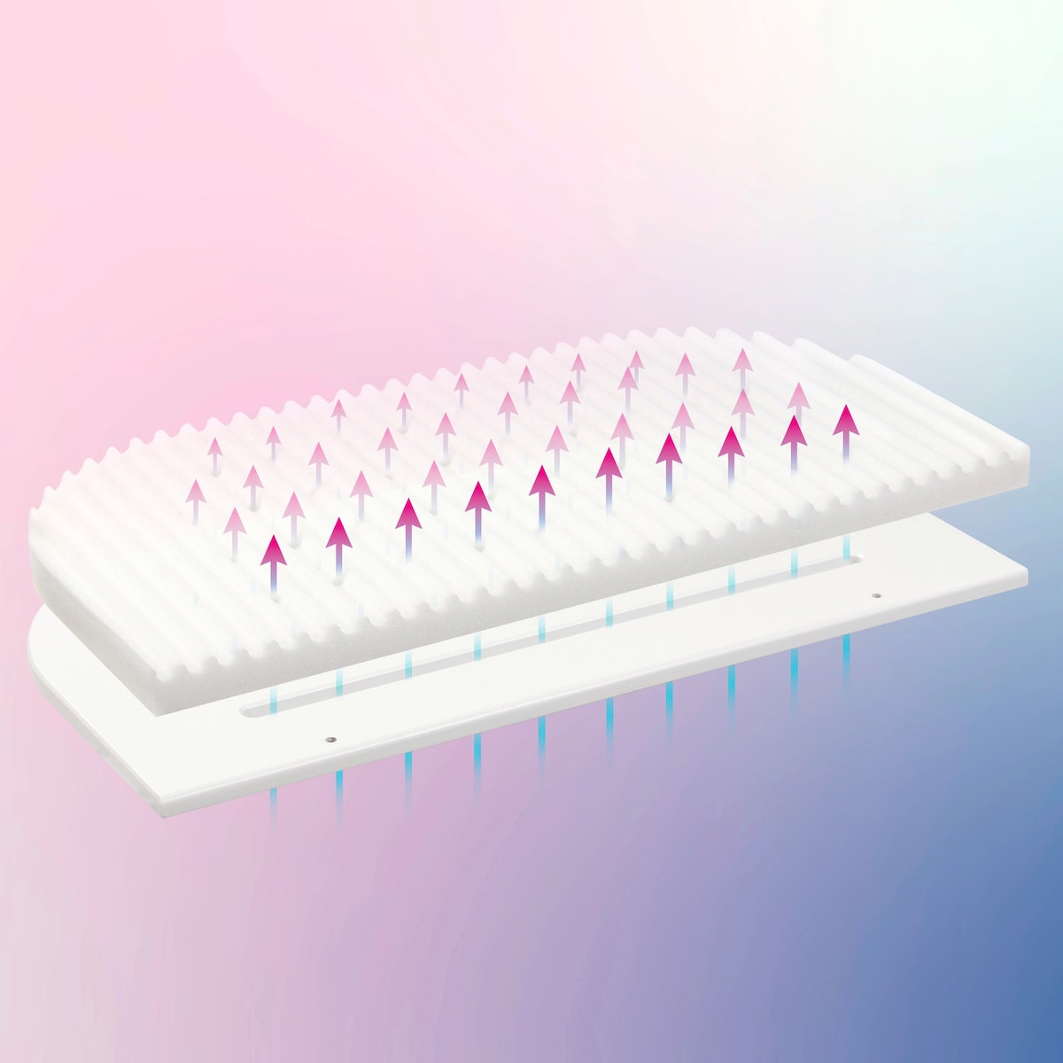 Madrass KlimaWave for bedside crib Maxi/Boxspring detalj av trekk