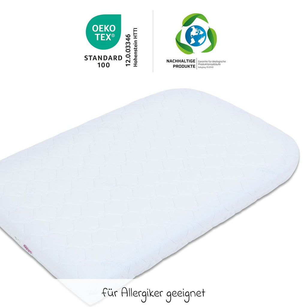 Visning av tykkelsen på Madrass Medicott ekstra luftig til ombyggingssett Original - Babybay