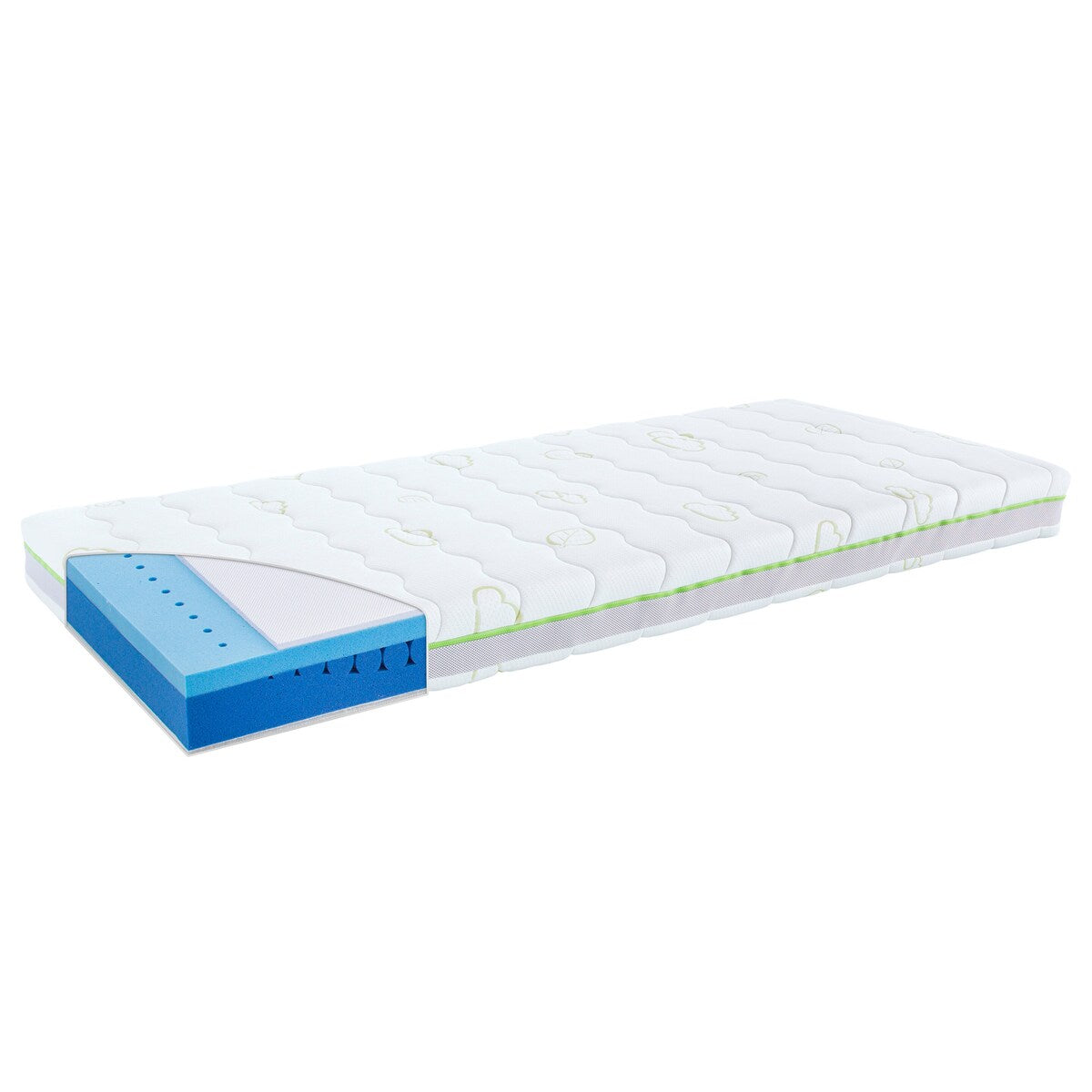 Madrass Meeresbrise 90x200 cm 7-soner TENCEL™ forfra