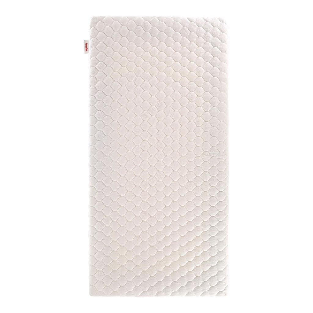 Bakside av Madrass Sara 70x140 cm med fuktsikring og frotté trekk