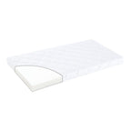 Madrass Softwash allergivennlig bomull 60x120x9 cm forfra
