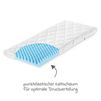 Madrass til bedside-seng Dr. Lübbe Air Plus 40 x 90 cm bakside