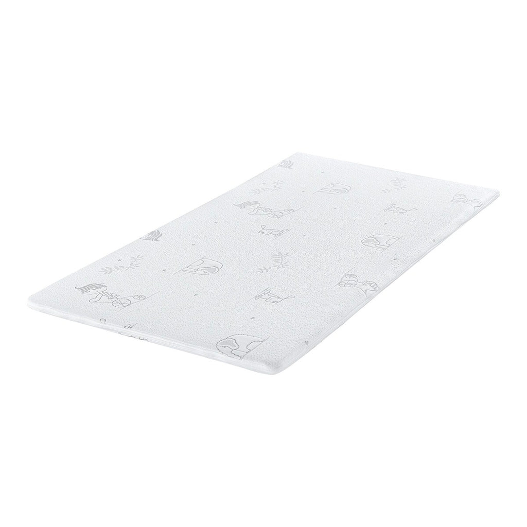 Madrass-topper viskoelastisk 70x140 cm polyester forfra