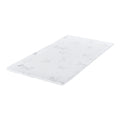 Madrass-topper viskoelastisk 70x140 cm polyester forfra