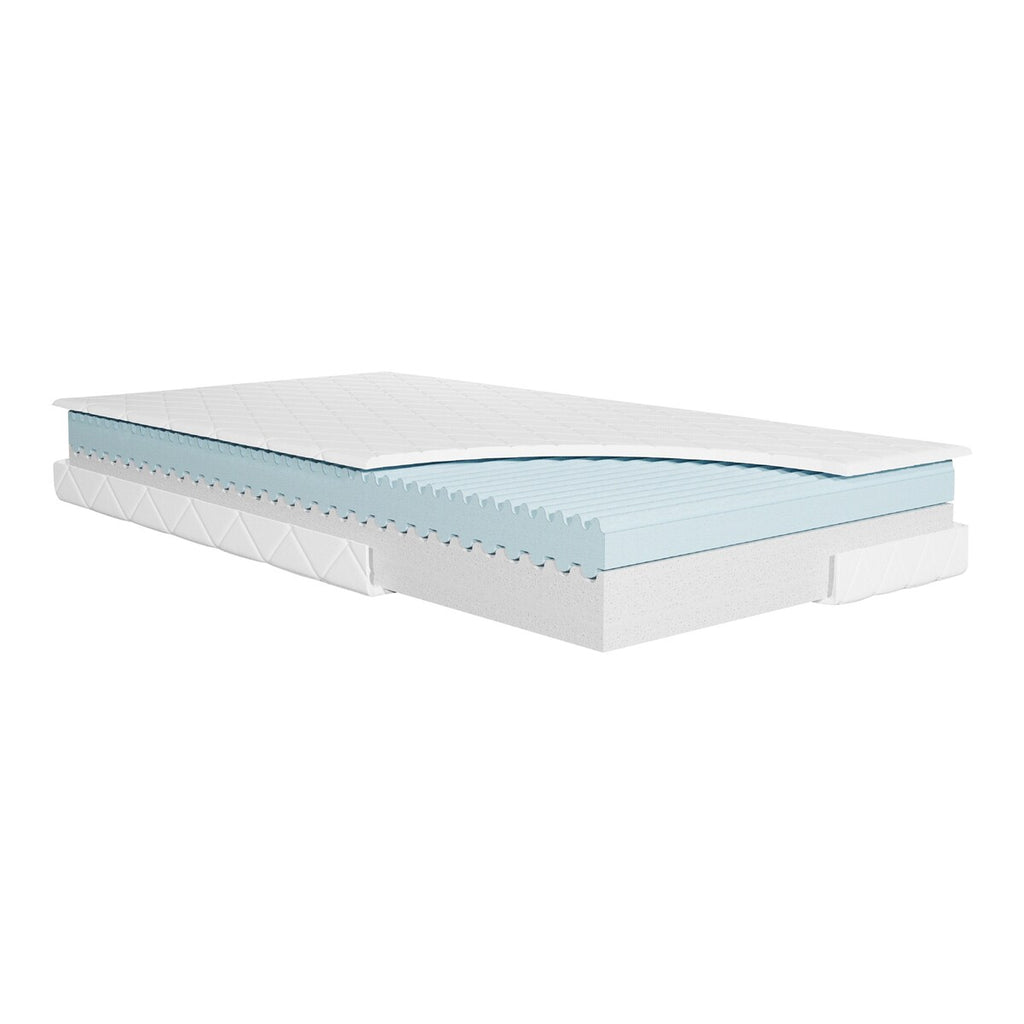 Madrass Wave Junior 90x200 cm polyester lyocell trekk forfra
