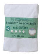 Bakside av Madrassbeskytter mikrofiber 2-pack for baby/barn