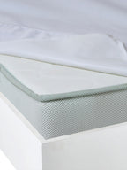 Detalj av stoff og materiale på Madrassbeskytter mikrofiber 2-pack med BI-OME bomull