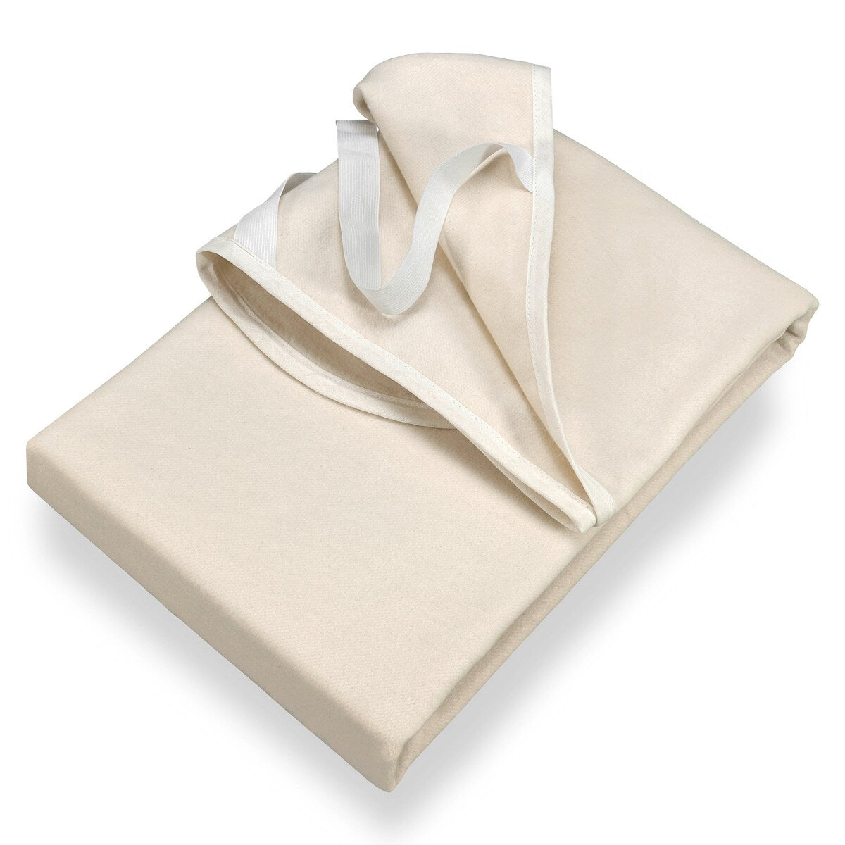 Madrassbeskytter molton 70x140 cm bomull med hjørnestrikk - SETEX forfra