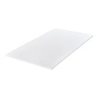 Madrasstopper 70x140 cm skumkjerne med hjørnestrikk forfra