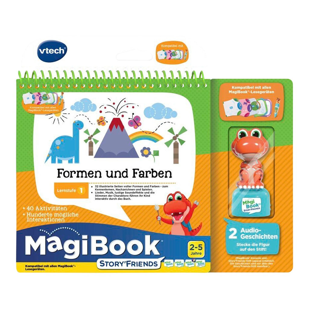 MagiBook former og farger lærenivå 1 fra 2 år nærbilde av Dinofigur