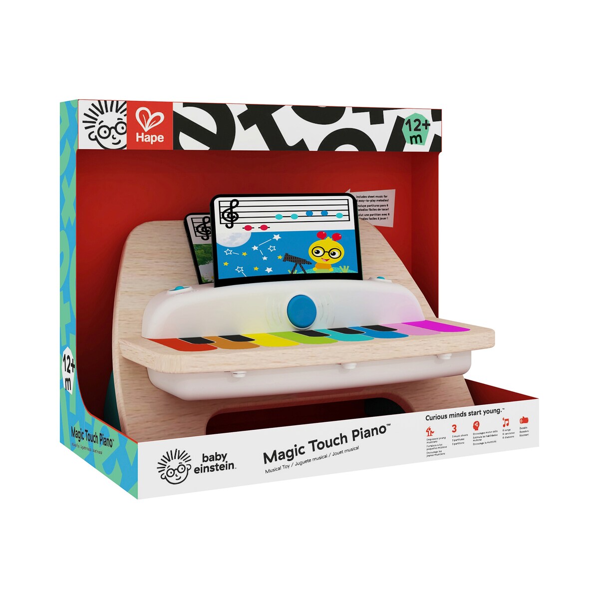 Magic Touch Piano i tre fra 6 mnd sideprofil