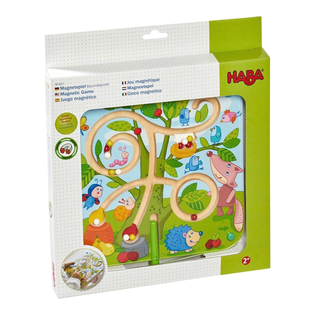 Magnetisk labyrintspill tre fra 2 år - Haba forfra