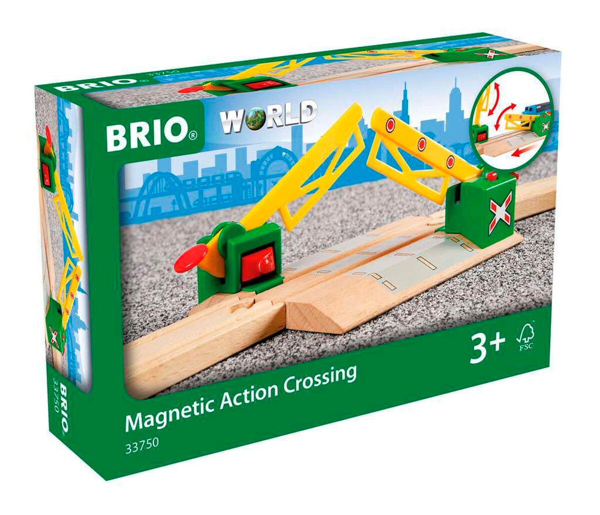 Magnetisk planovergang til togbane fra 3 år - BRIO bakside