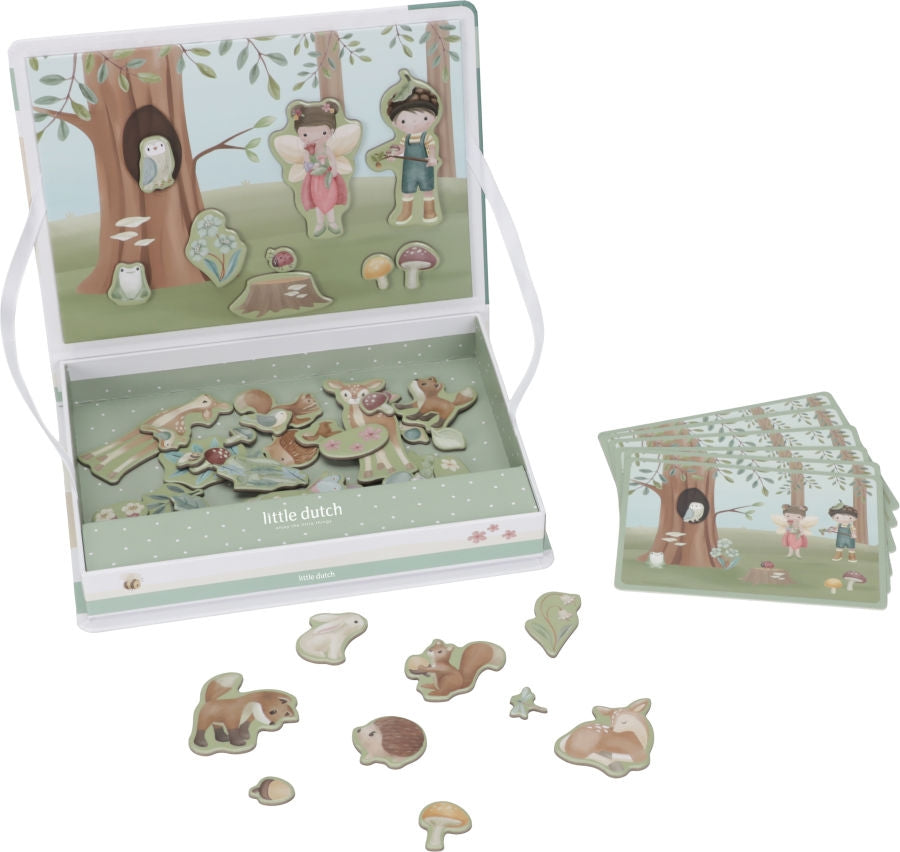 Magnetisk spilltavle Forest Friends - Little Dutch forfra