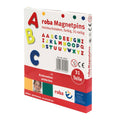 Magnetiske trebokstaver 31 deler, fargerike forfra