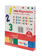 Magnetiske tretall 35 deler, fargerike - roba