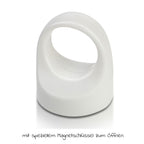 Detalj av magnetlås 4-pack med monteringsmateriell hvit