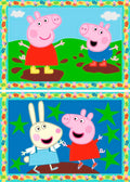 Mal etter tall Junior Peppa Pig 5 farger fra 5 år forfra