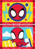 Mal etter tall Junior Spidey 5 akrylfarger foran