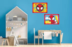 Detalj av pensel i Mal etter tall Junior Spidey 5 akrylfarger